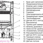 Внутреннее устройство котла Beretta CIAO-28CSI