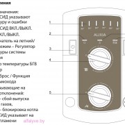 Chaffoteaux Alixia S панель упрвления