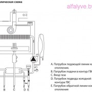 Гидравлическая схема котла Chaffoteaux Alixia S