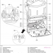Конструкция котла Bosch Gaz 6000 W