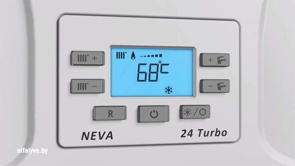 Панель управления в котле Baltgaz Turbo