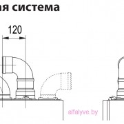 Раздельная коаксильная система котла Chaffoteaux Alixia S