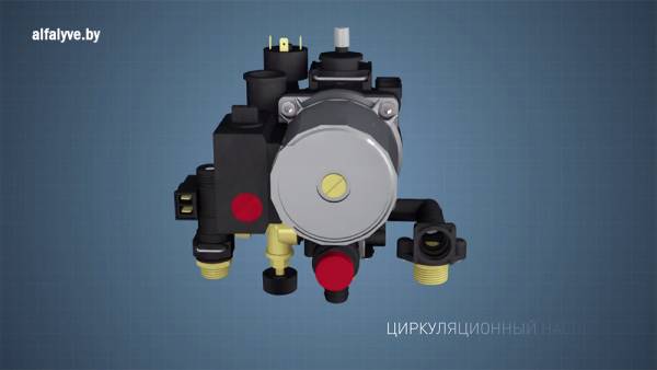 Циркуляционный насос в котле Балтгаз Турбо