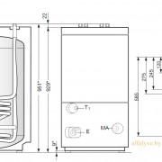 Габаритные размеры Bosch WST 120 RO