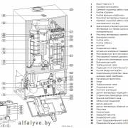 Компоненты котла Bosch 7000 ZBR