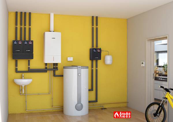 Обвязка котла Bosch Gaz 7000