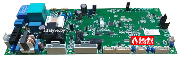 Плата управления Aurora S4962DM3250 (2-ая модификация) на газовый котел Baltgaz Turbo (Вид сбоку)