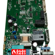 Плата управления Aurora S4962DM3250 (2-ая модификация) на газовый котел Baltgaz Turbo (Вид сверху вдоль низ)