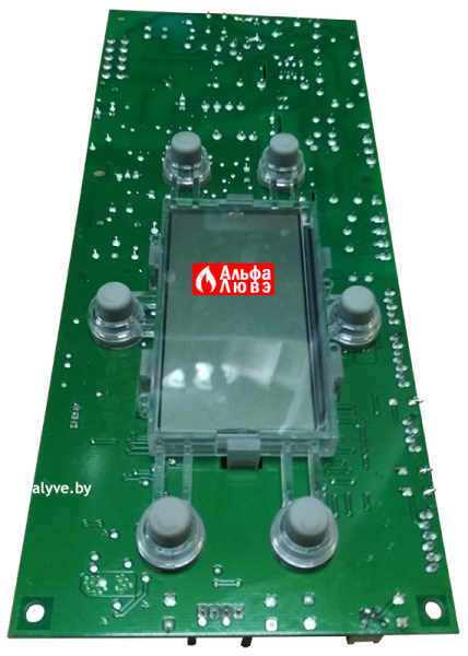 Плата управления Aurora S4962DM3250 на газовый котел Baltgaz Turbo (Вид снизу вдоль)