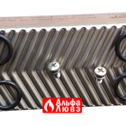 Теплообменник ГВС Junkers-Bosch 18037-8-705-406-389 (вид сверху)