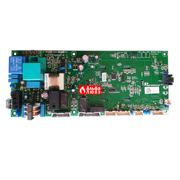 Плата управления Нева Pcb Rev 7 Neva Miad 500 на котлы Nevalux 7211, 7218, 7224