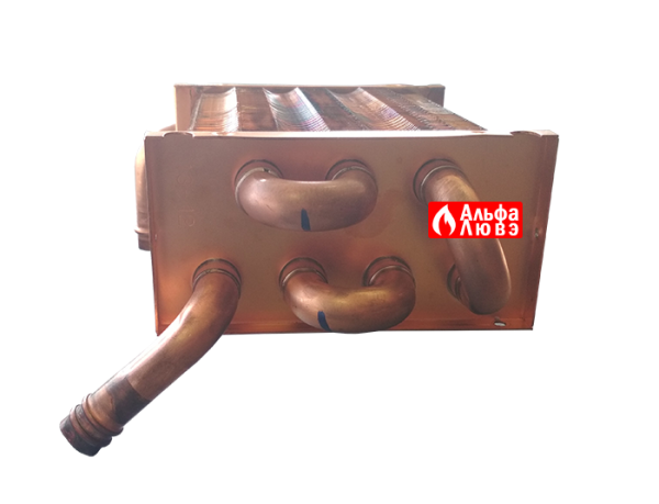 Теплообменник на котел MasterGas Seoul 11 14 16 21 кВт Артикул 2070549 (вид подключения другой)