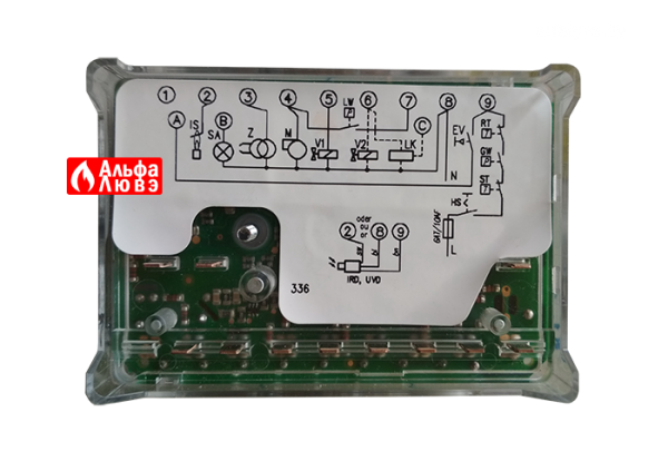 Блок управления HoneyWell DMG 972-N mod 04 артикул 0452004 (нижняя часть)