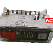 Блок управления HoneyWell DMG 972-N mod 04 артикул 0452004 (вид снизу-сбоку)