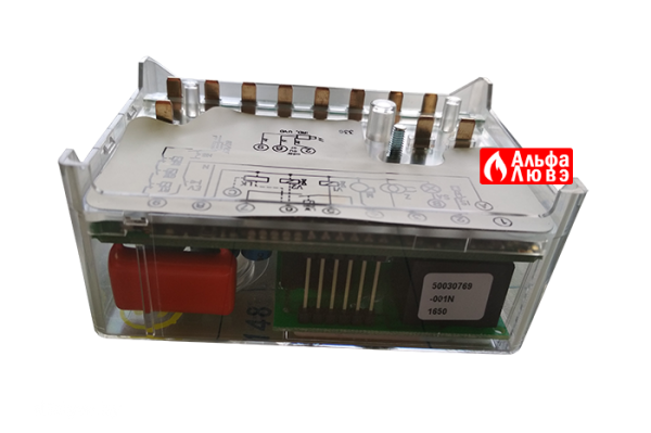 Блок управления HoneyWell DMG 972-N mod 04 артикул 0452004 (вид снизу-сбоку)
