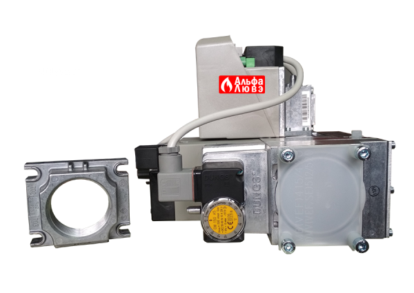 Газовая рампа (газовый мультиблок) Riello MB 420-1 CT RSM 30, размер 2 дюйма, артикул – 3970234 (вид снизу)