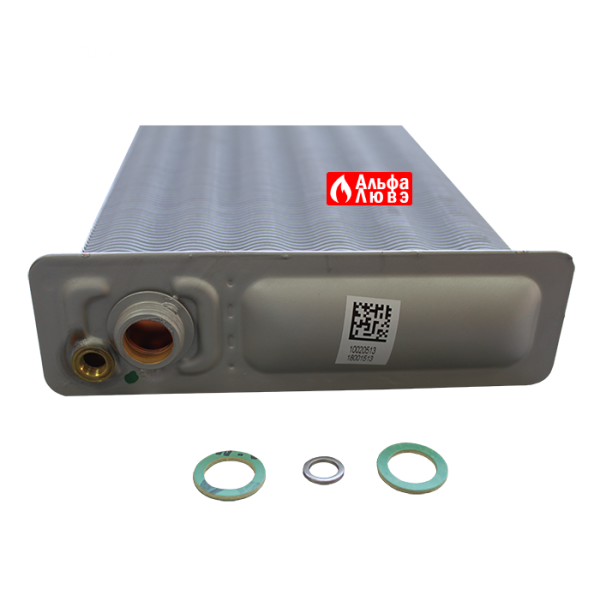 Теплообменник R10020513 с отверстием под датчик NTC на котел Beretta City 35 CSI