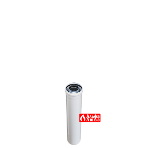 Удлинитель коаксиальный Ø60-100 M-F длина 500 мм алюминий ALCED 02 D60-100 для газового котла
