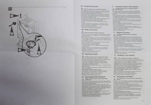Инструкция по подключению прессостата (реле давления дыма) Viessmann 7817494 (лист 2)