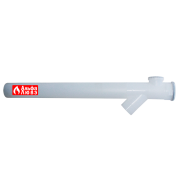 Удлинение каскадное Ø125 PP с ответвлением 45°
