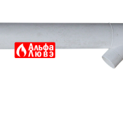 Удлинение каскадное Ø160 с двумя ответвлениями для конденсационного котла c ревизионной крышкой со стоком