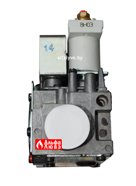 Газовый клапан Immergas 1-021496 и 1-014365 на котел Immergas Eolo, Nike, Avio, Zeus, Hercules (вид спереди)