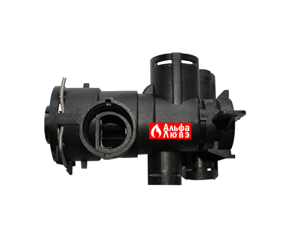 Трехходовой клапан Beretta 10026508 для котла Beretta Exclusive Mix 26, 30, 35, City 24, City 25 Green (вид cбоку)