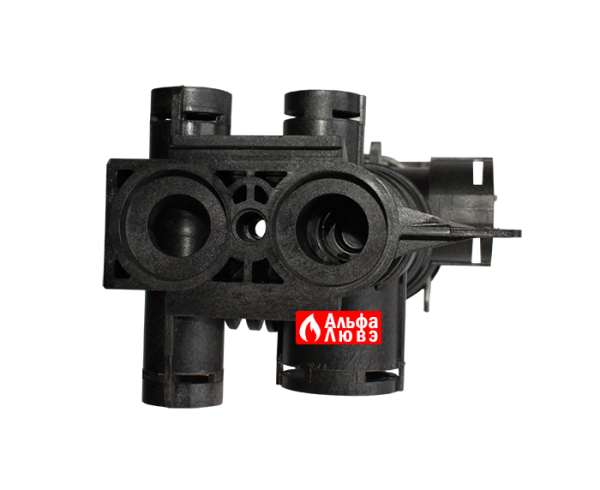 Трехходовой клапан Beretta 10026508 для котла Beretta Exclusive Mix 26, 30, 35, City 24, City 25 Green (вид снизу)