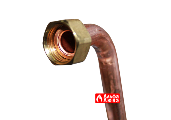 Трубка холодной воды 1-025500 на котел Immergas Eolo Star 24 Kw (вид подключения)