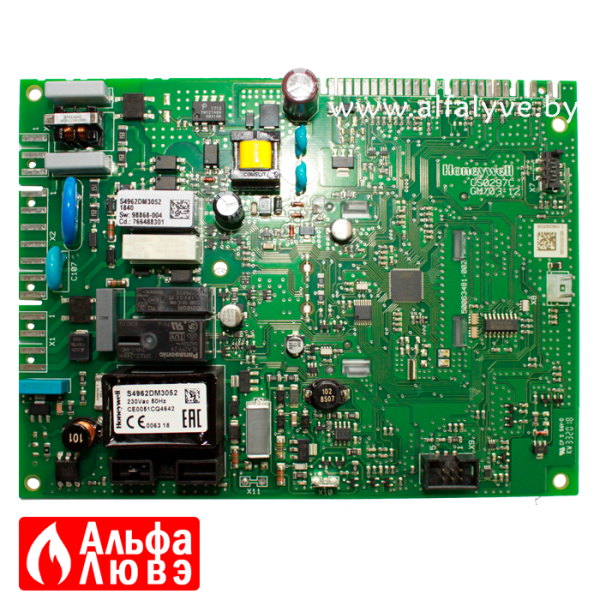 01 Плата управления Honeywell S4962DM3052, Baxi 766487600 на котел Baxi Main5, Quasar E, Eco Compact, Pulsar E