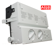 02 Плата управления 7831047 для котлов Viessmann Vitopend WH1B, AH1B, WHKB без дисплея с двумя ручками (вид сбоку)