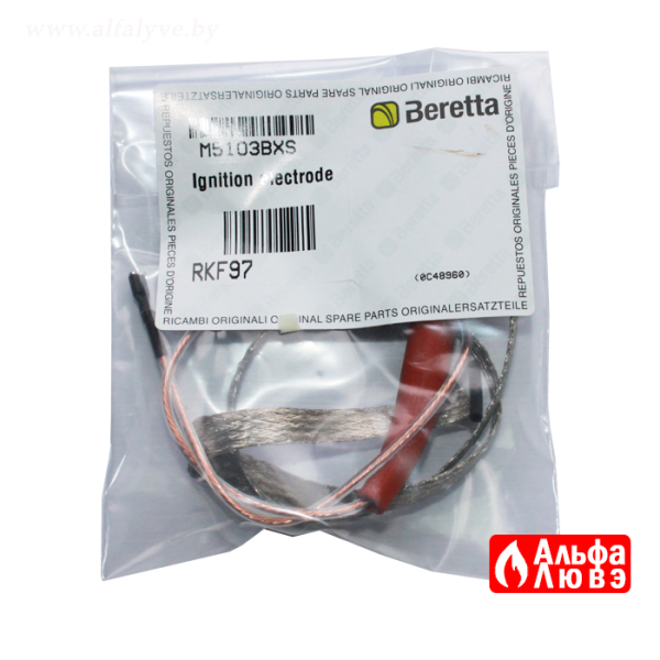 03 Электрод розжига RKF97 (R103307, 4051851, R102266) на котел Beretta Novella (упаковка)