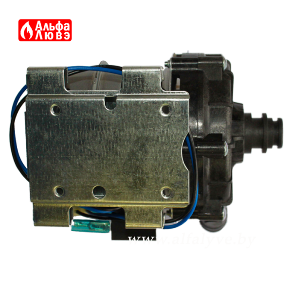 04 Циркуляционный насос 440002827, BA037-4302-2 Daedong DMF-45305_SH 3J0201 для котла Rinnai (вид сбоку)