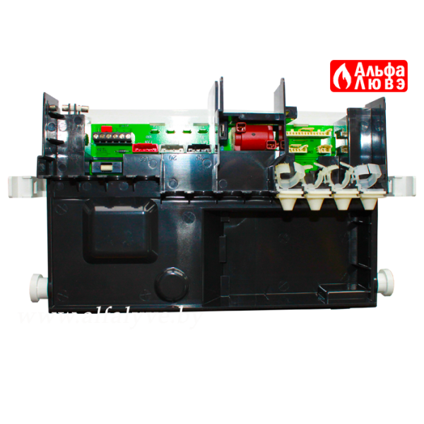 04 Плата управления 7831047 для котлов Viessmann Vitopend WH1B, AH1B, WHKB без дисплея с двумя ручками (вид подключений)