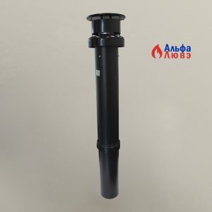 Вертикальный терминал Ø80/125 черный