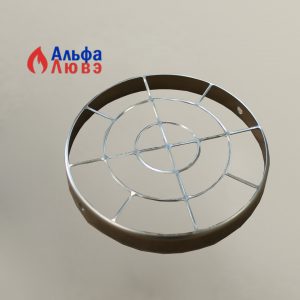 Декоративная решетка нержавеющая Ø80