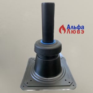 Концевой элемент дымохода с возможностью подсоса 40x40см DN 80 PP УФ