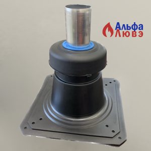 Концевой элемент дымохода с возможностью подсоса 40x40см DN 80 AL