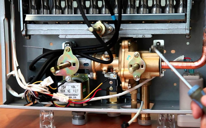 Ремонт газовых водонагревателей