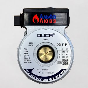 Циркуляционный насос Duca WX 15-5 (аналог Wilo 15-5, 220V, 5м напор)